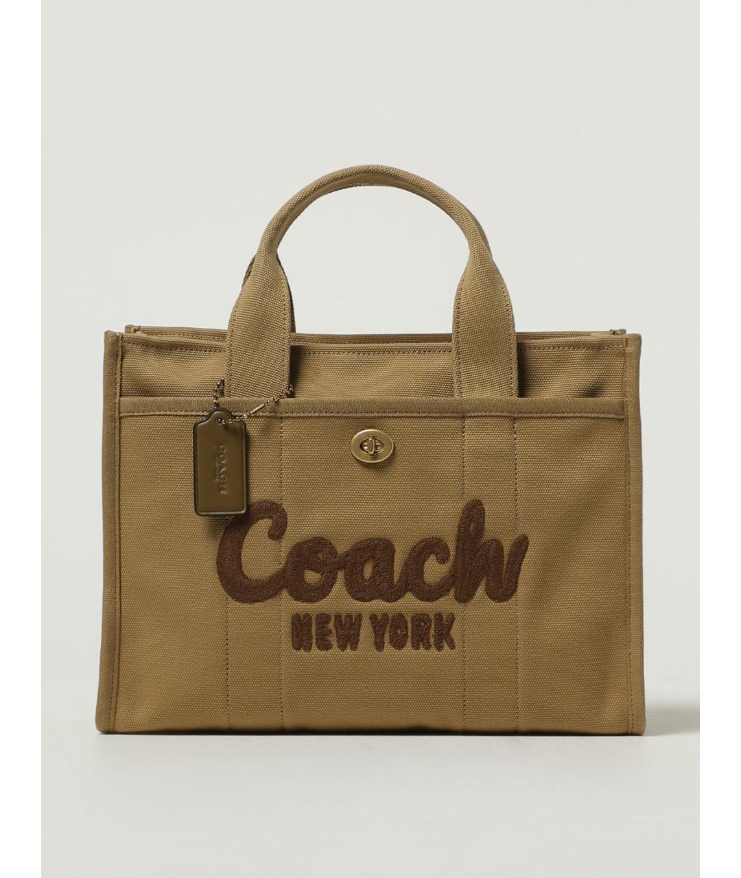 COACH Коричневая сумка тоут, фото 4