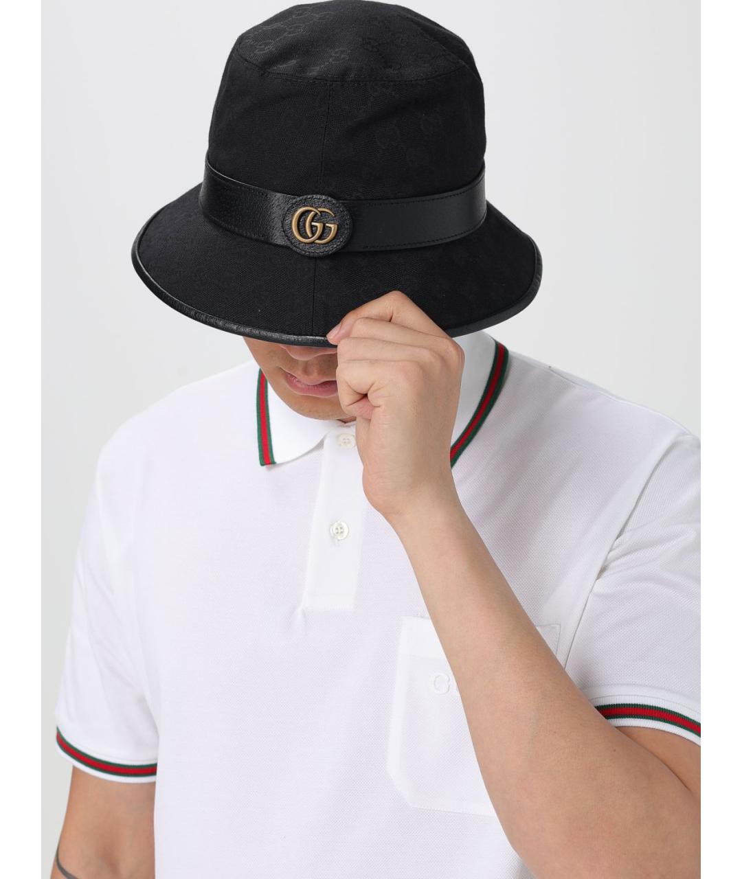 GUCCI Черная шляпа, фото 2