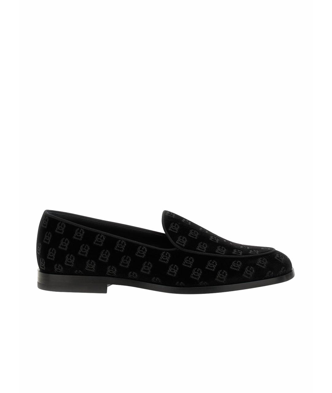DOLCE&GABBANA Черные лоферы, фото 1