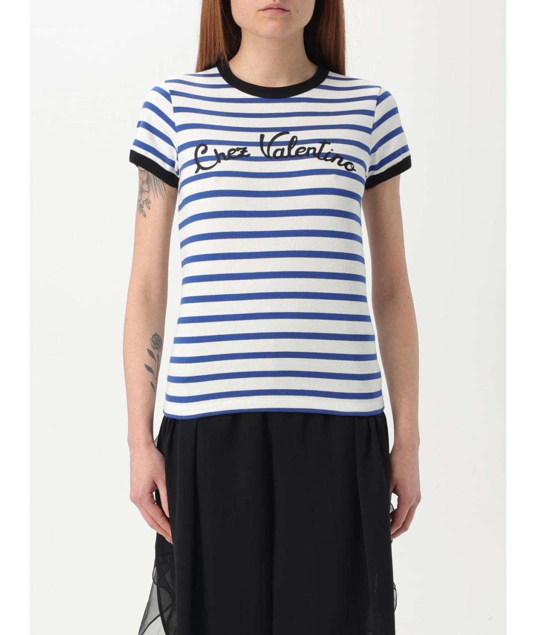 VALENTINO Синяя футболка, фото 2