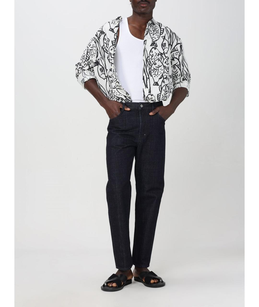 JACQUEMUS Белая кэжуал рубашка, фото 3