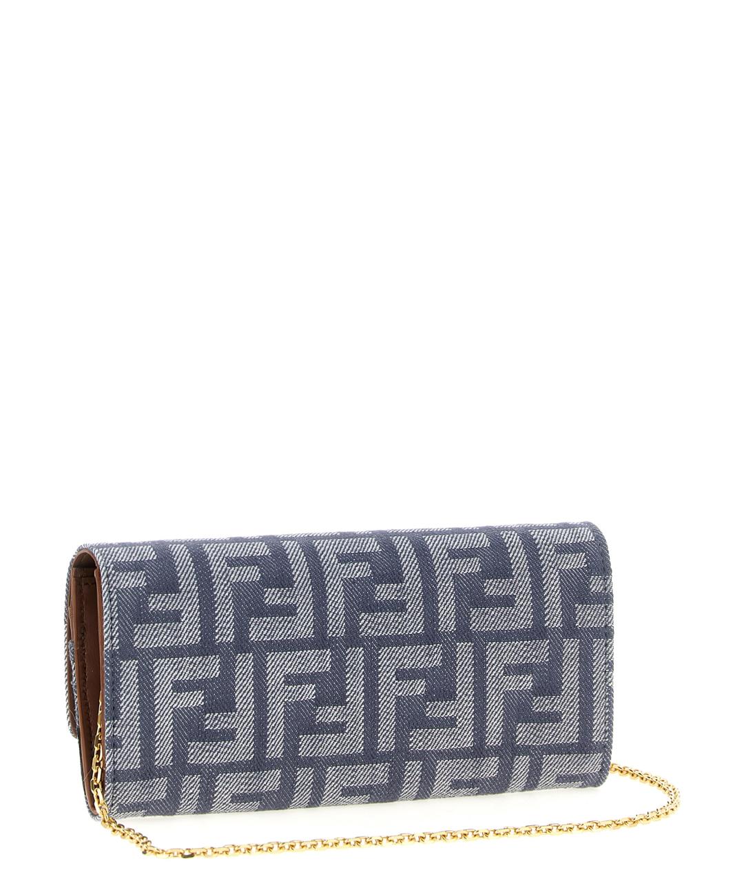 FENDI Синий кошелек, фото 2
