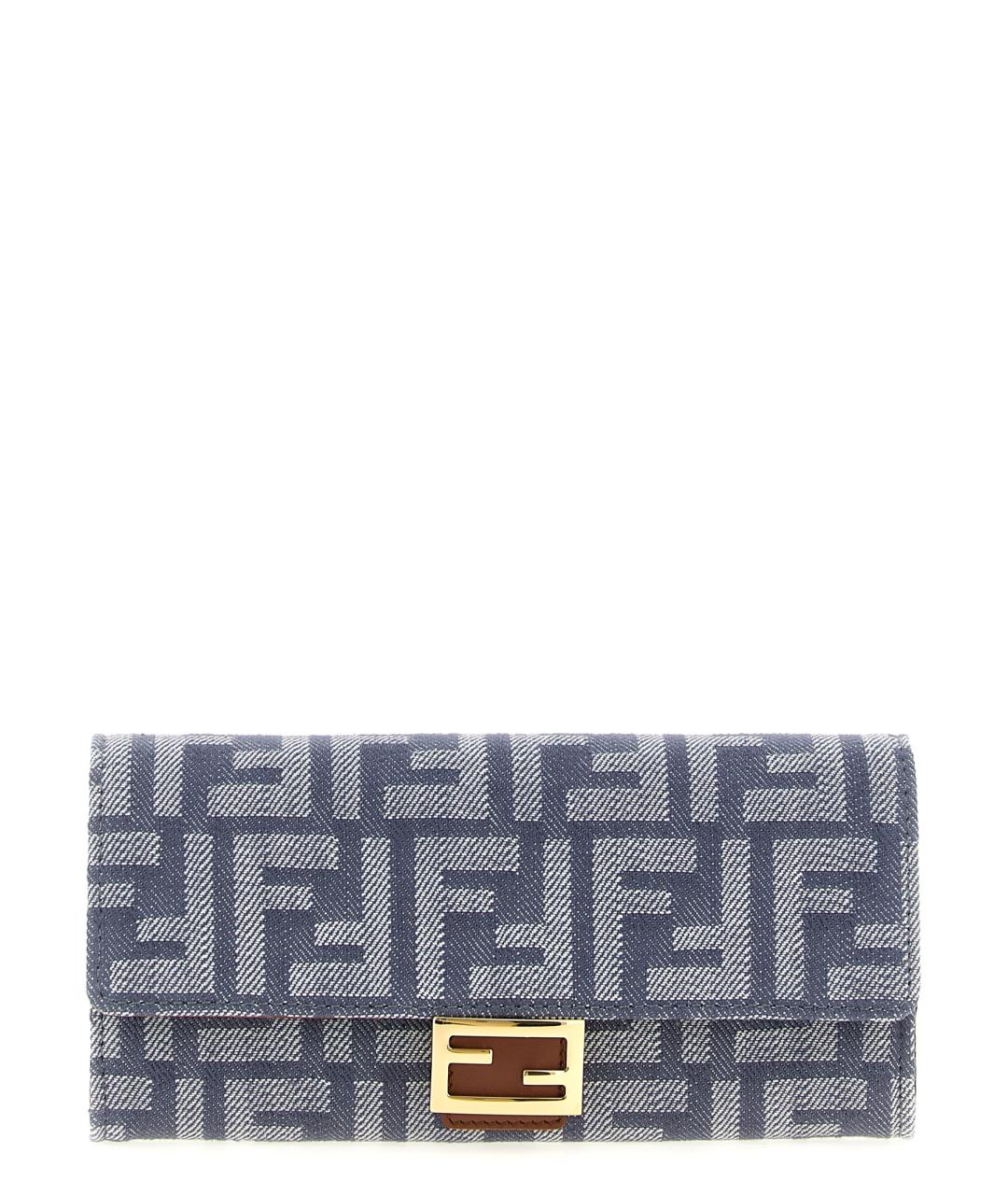 FENDI Синий кошелек, фото 1