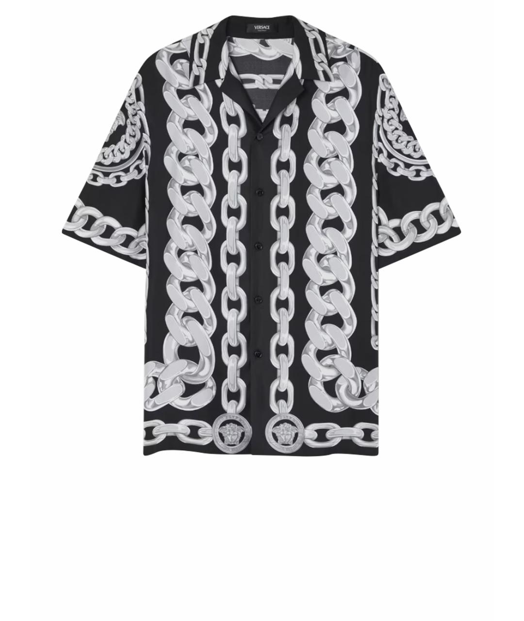 VERSACE Мульти шелковая кэжуал рубашка, фото 1