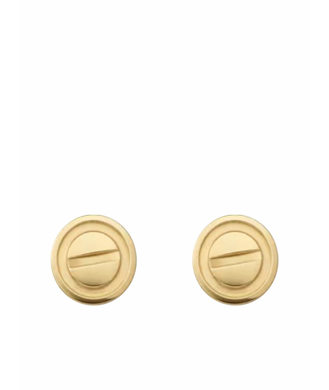 CARTIER Золотые серьги из желтого золота, фото 1