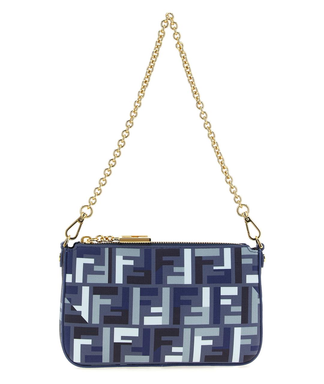 FENDI Синяя сумка через плечо, фото 1