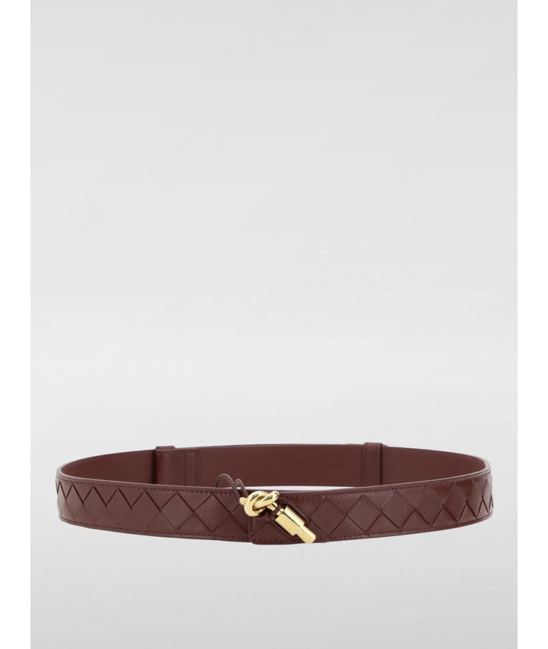 BOTTEGA VENETA Коричневый ремень, фото 3