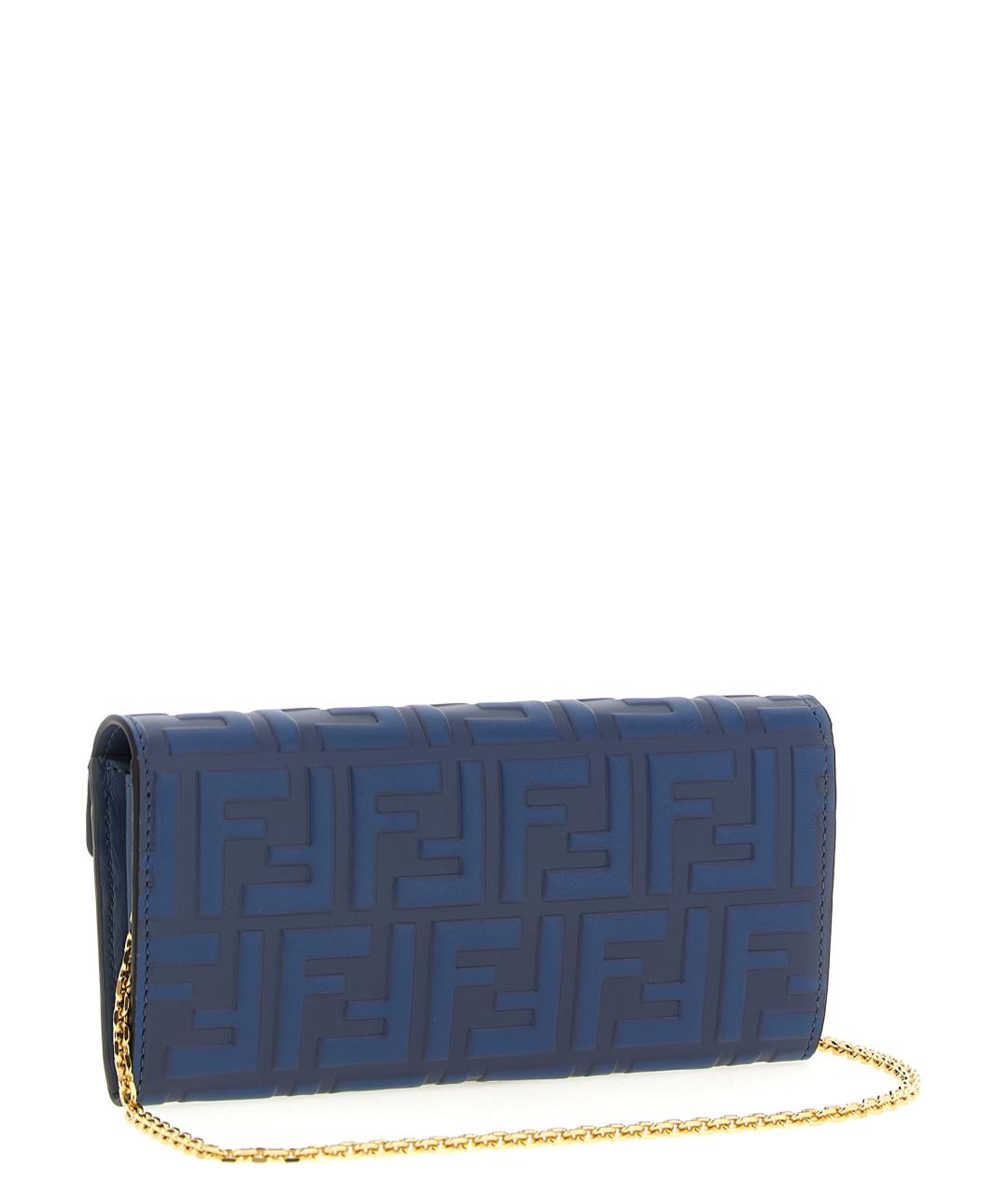 FENDI Синий кошелек, фото 2