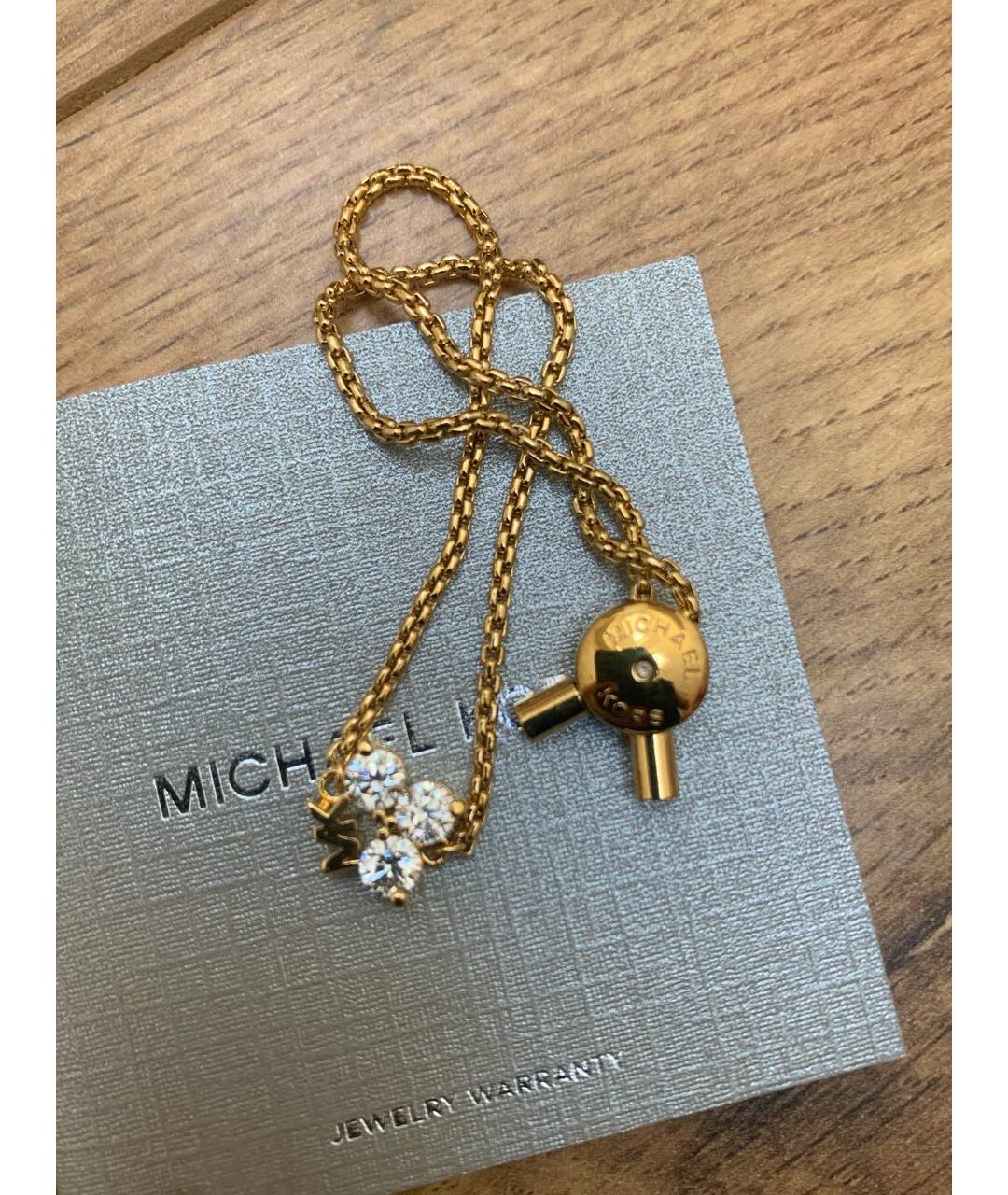 MICHAEL KORS Золотой позолоченный браслет, фото 2