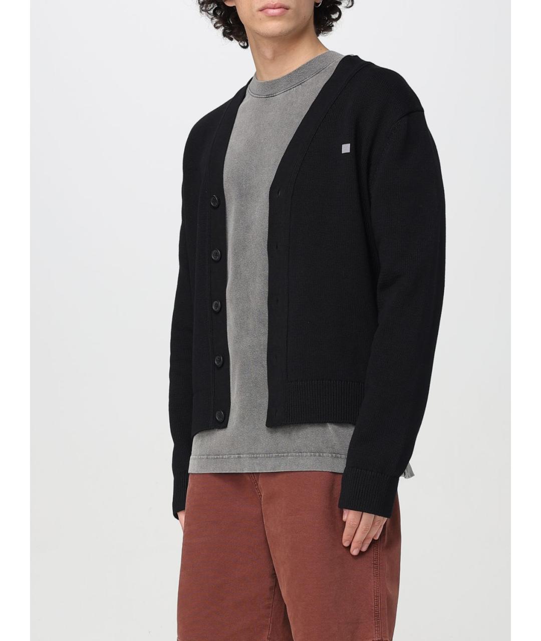 ACNE STUDIOS Черный кардиган, фото 5