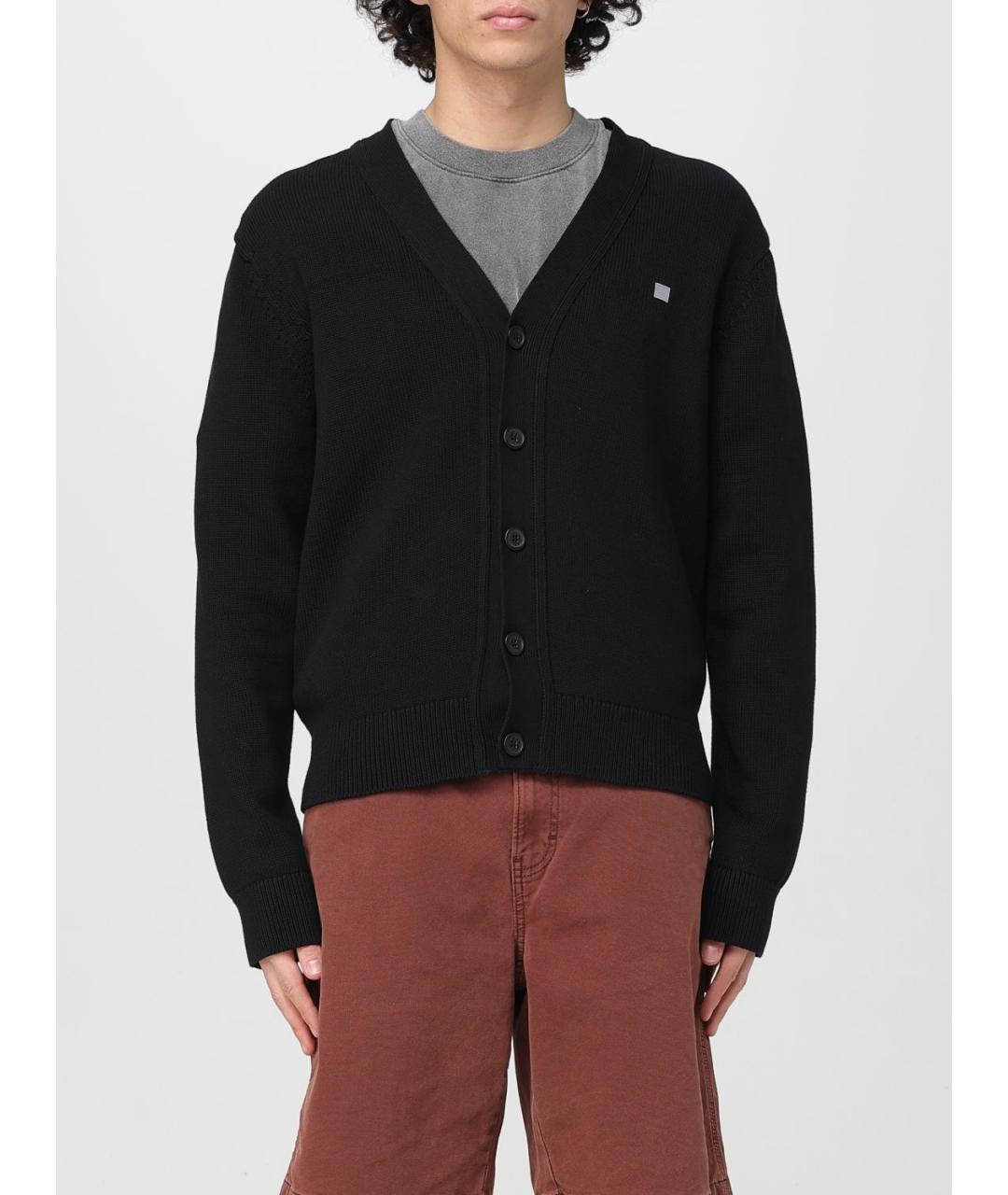 ACNE STUDIOS Черный кардиган, фото 2