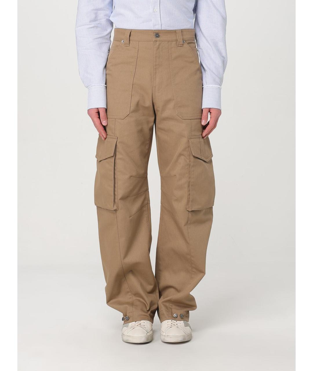 GOLDEN GOOSE DELUXE BRAND Коричневые повседневные брюки, фото 2