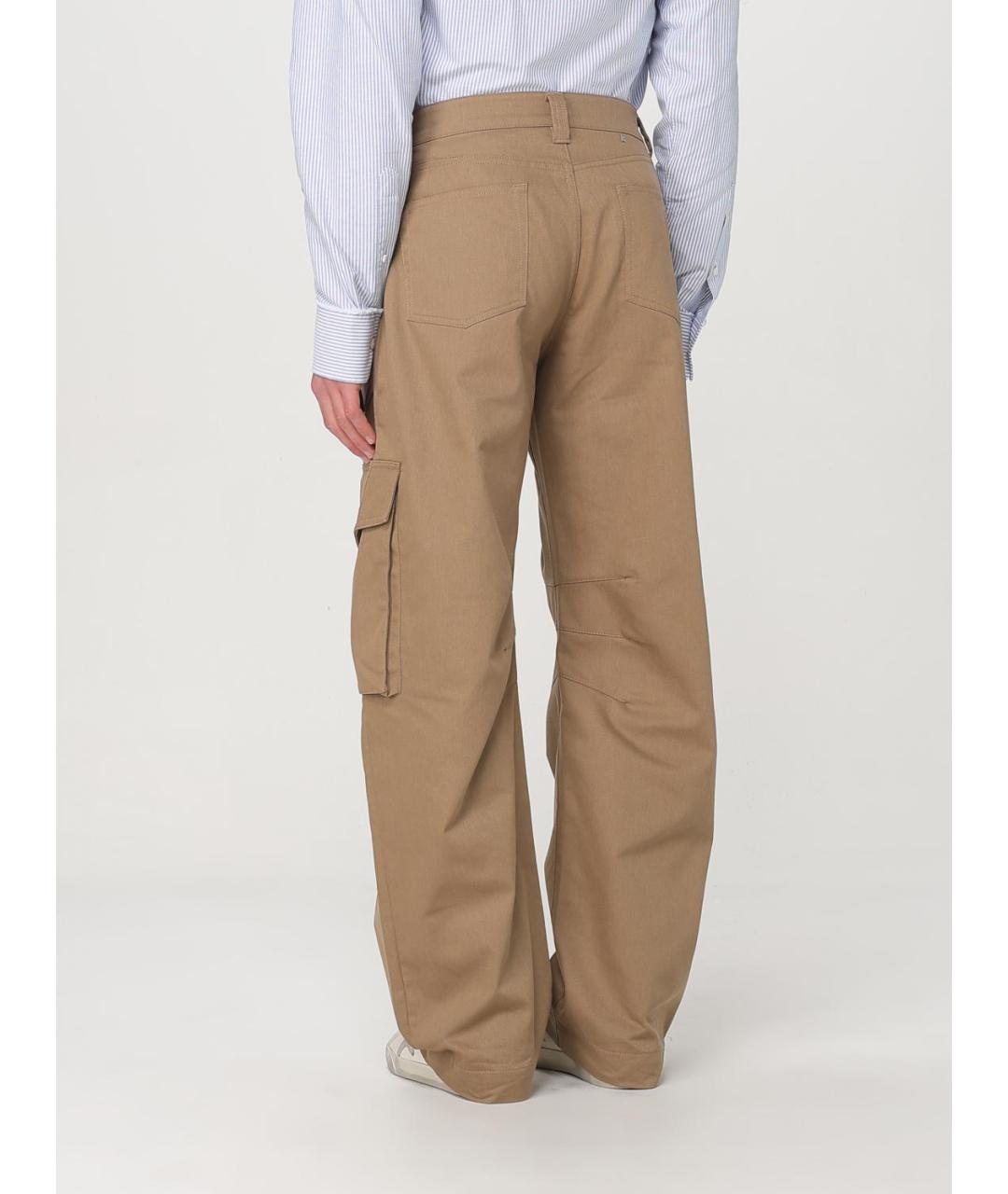 GOLDEN GOOSE DELUXE BRAND Коричневые повседневные брюки, фото 4