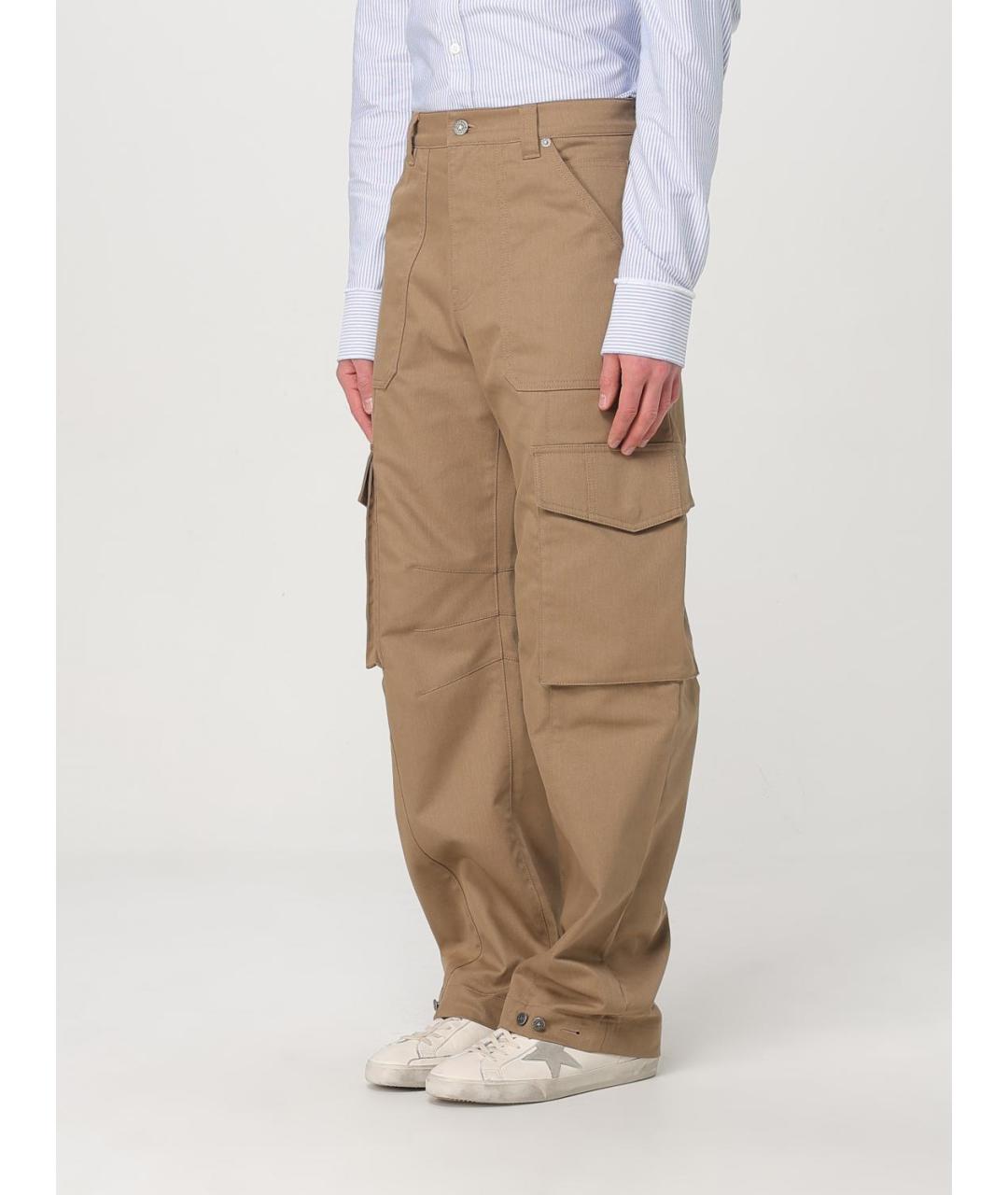 GOLDEN GOOSE DELUXE BRAND Коричневые повседневные брюки, фото 5