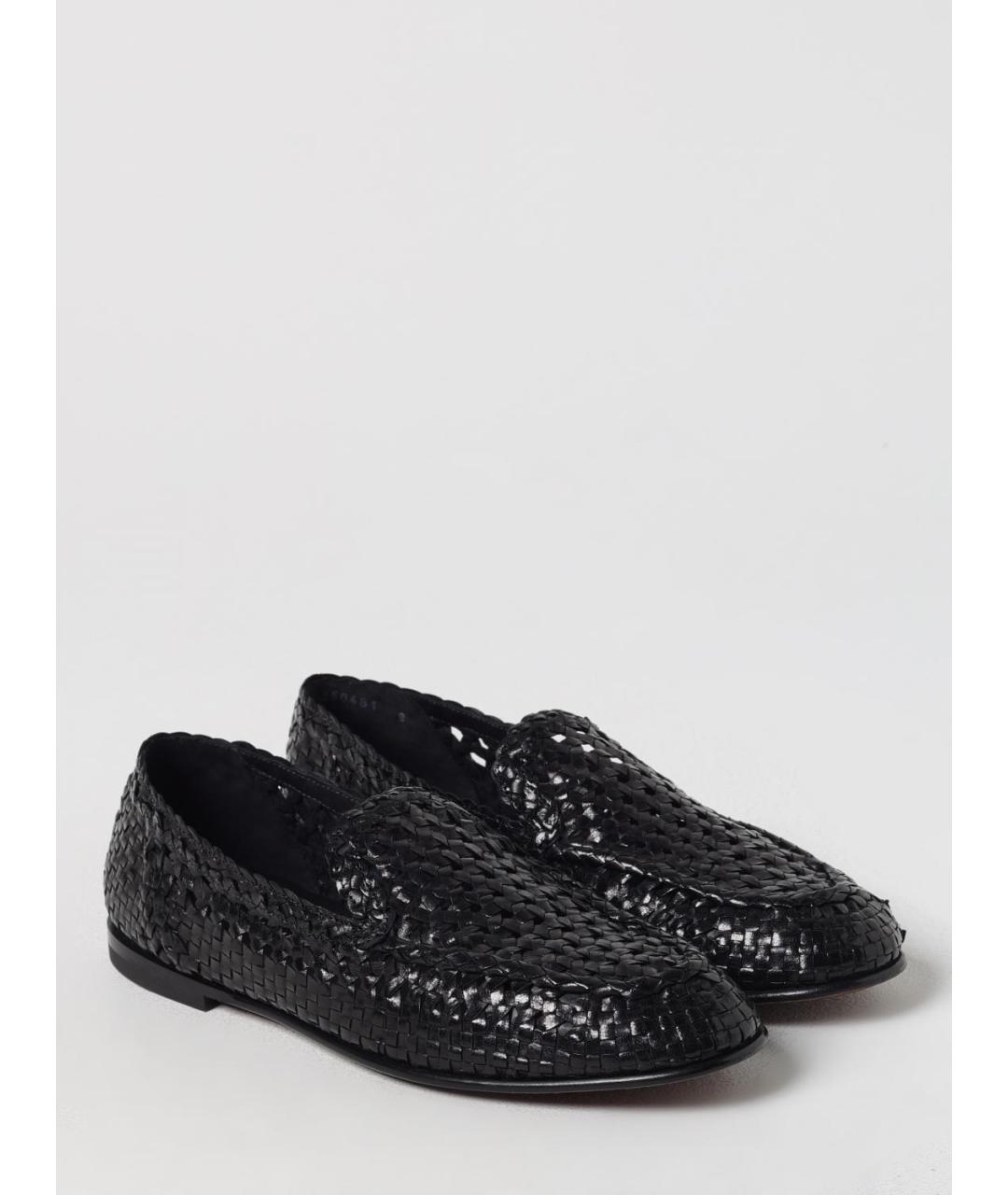 DOLCE&GABBANA Черные лоферы из лакированной кожи, фото 2