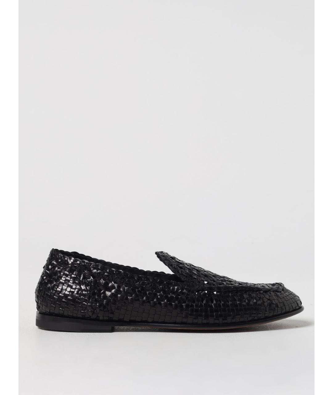 DOLCE&GABBANA Черные лоферы из лакированной кожи, фото 5