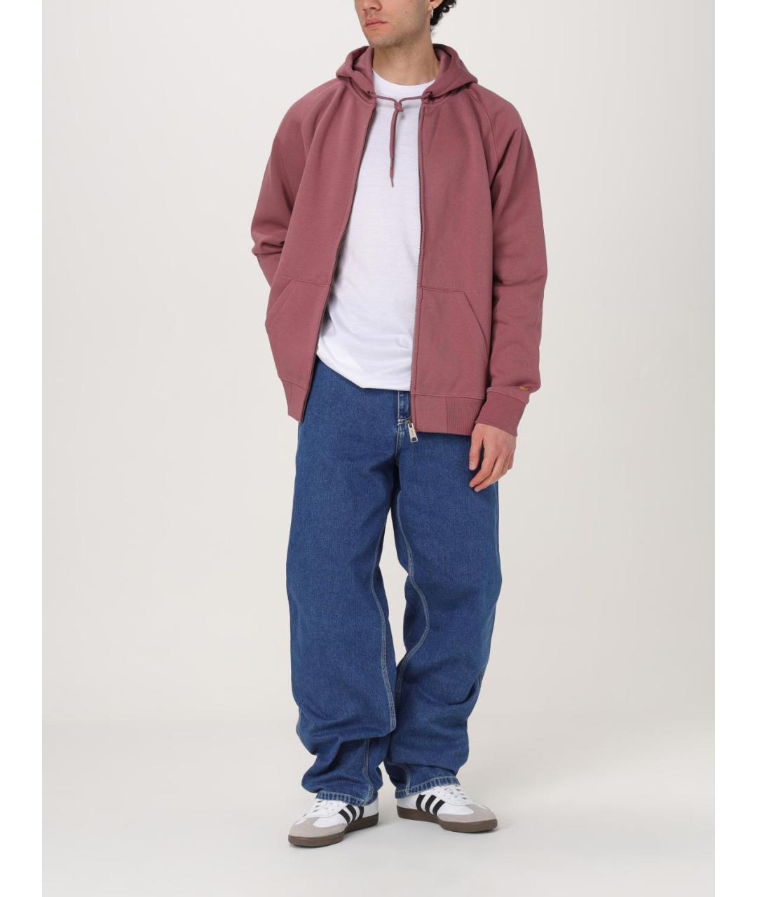 CARHARTT WIP Синие хлопковые прямые джинсы, фото 3