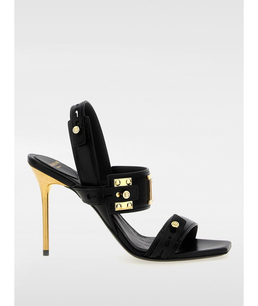 BALMAIN Черные босоножки, фото 5