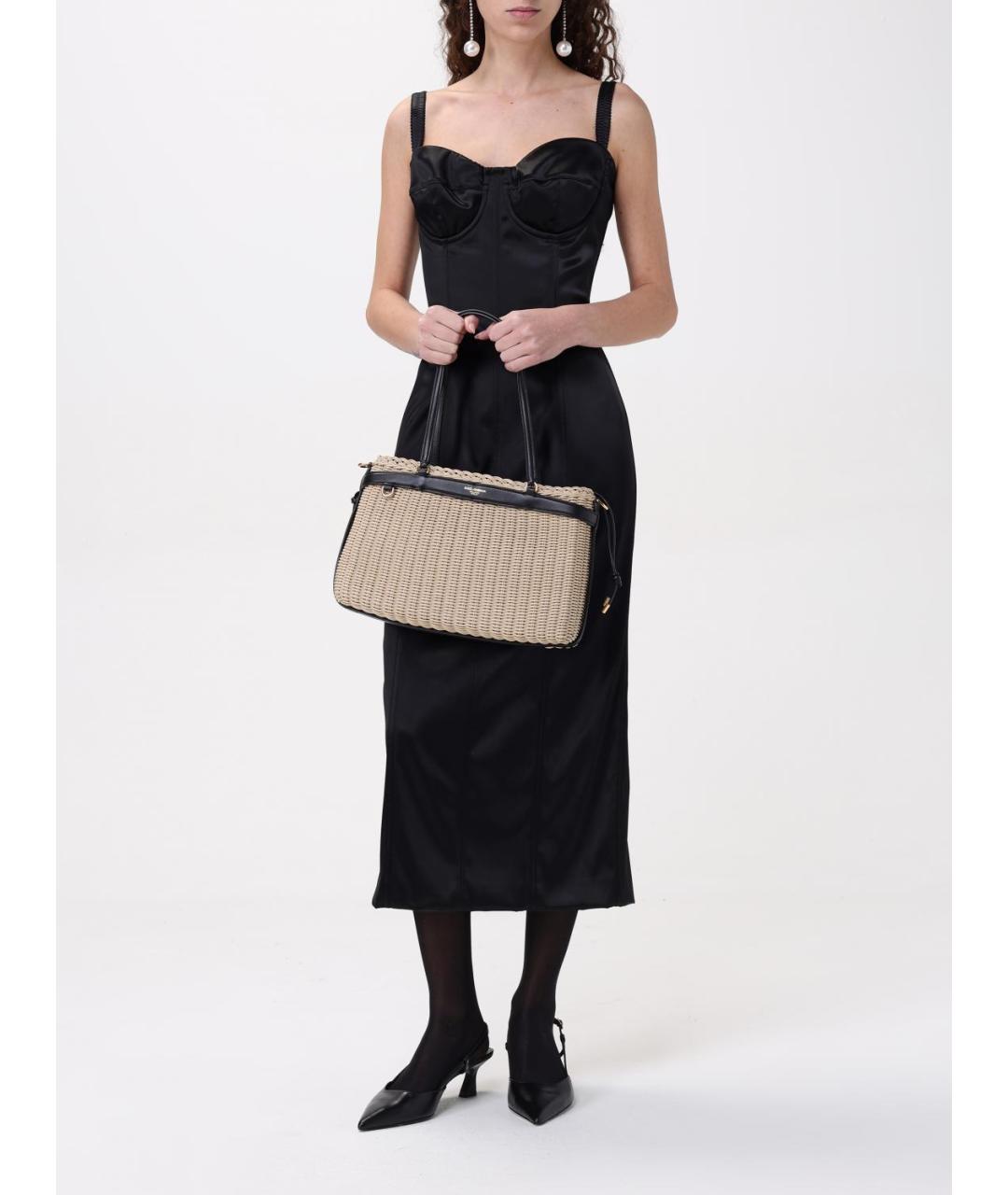 DOLCE&GABBANA Бежевая сумка тоут, фото 2