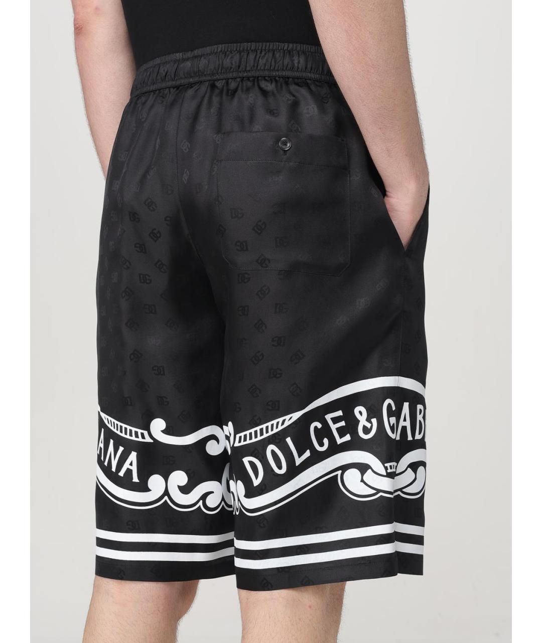 DOLCE&GABBANA Черные шорты, фото 5