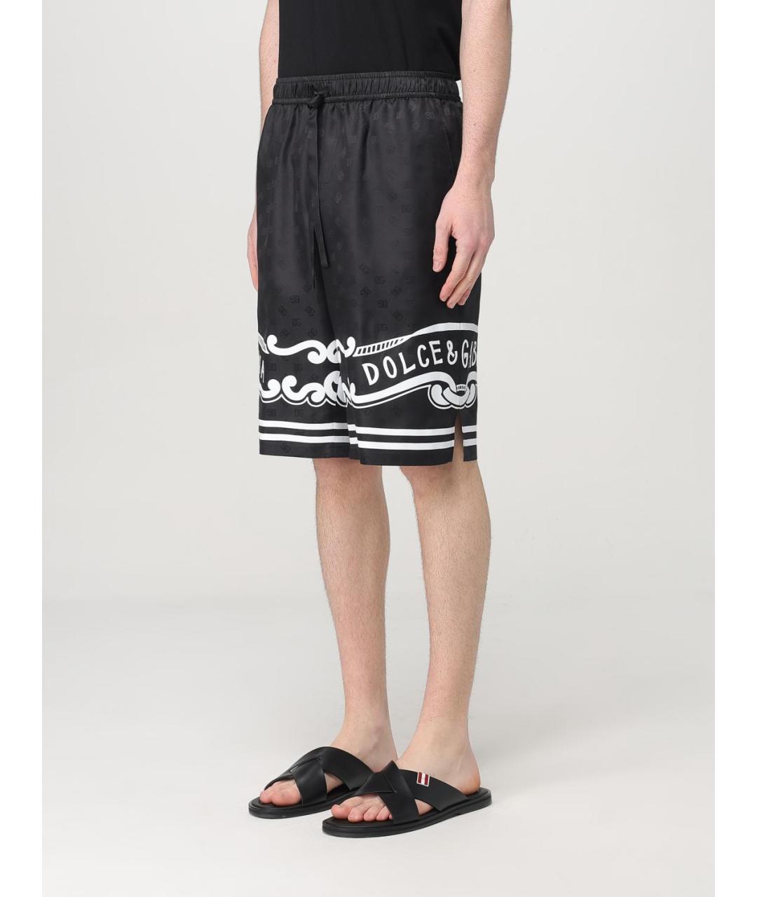 DOLCE&GABBANA Черные шорты, фото 4