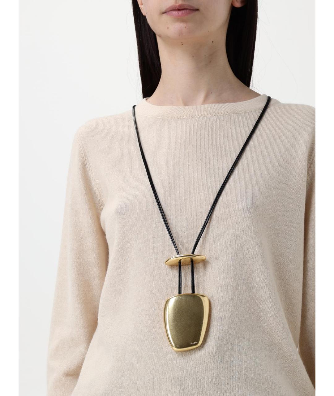 MAX MARA Золотой кулон, фото 2