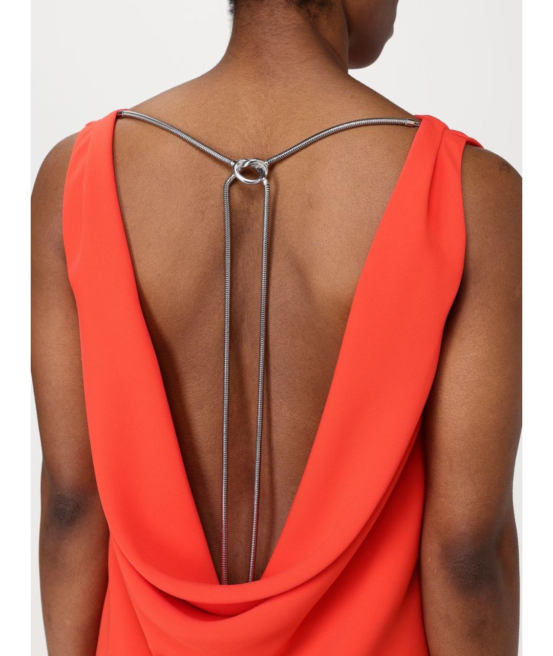 MAX MARA Красное ацетатное платье, фото 5