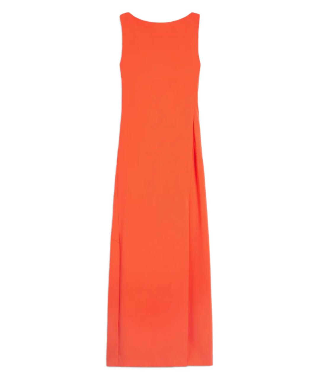 MAX MARA Красное ацетатное платье, фото 1