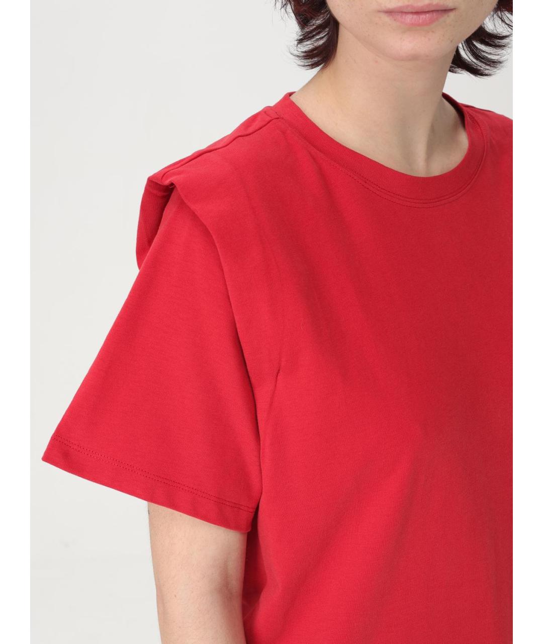 ISABEL MARANT Красная футболка, фото 5