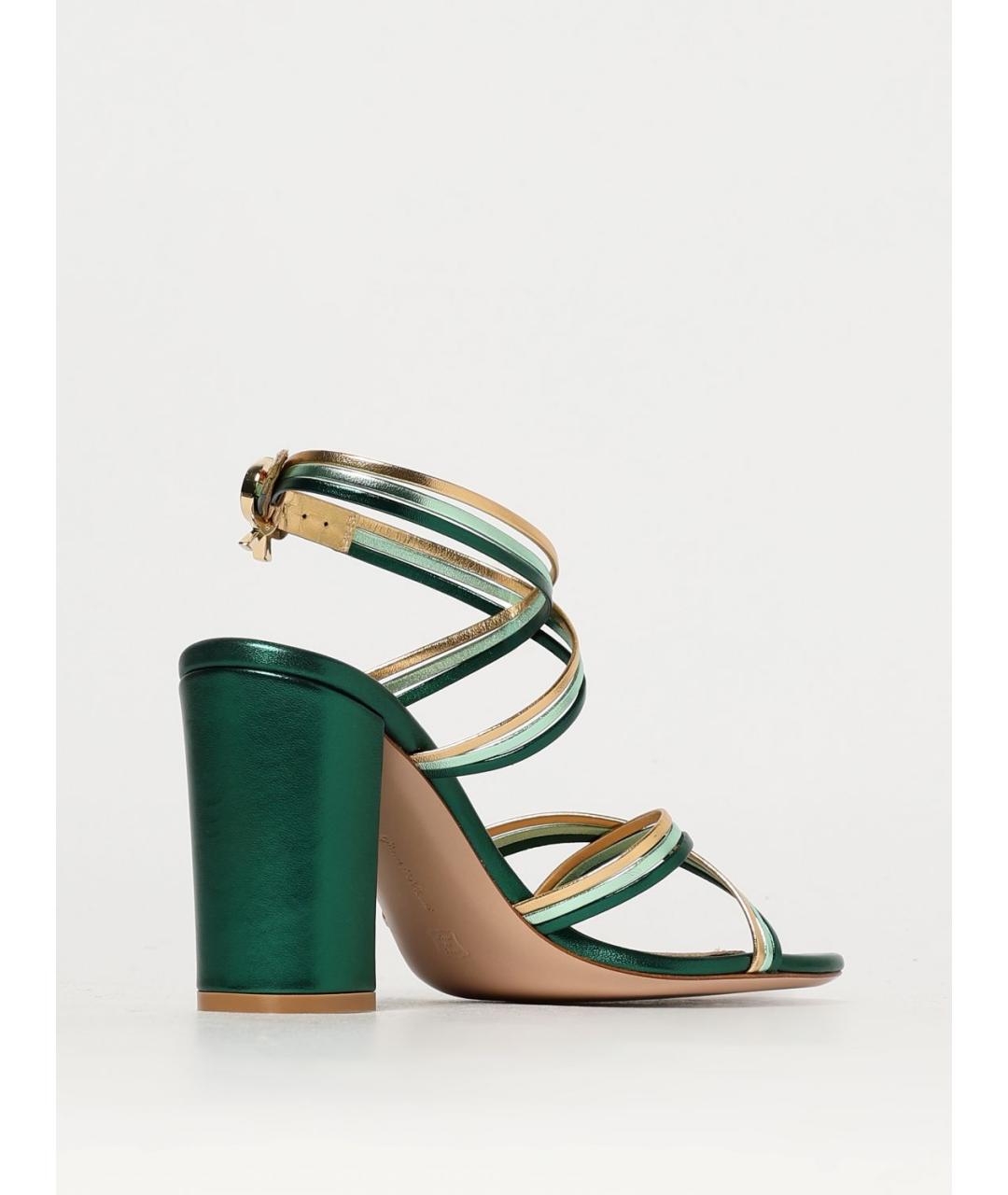 GIANVITO ROSSI Зеленые босоножки, фото 3