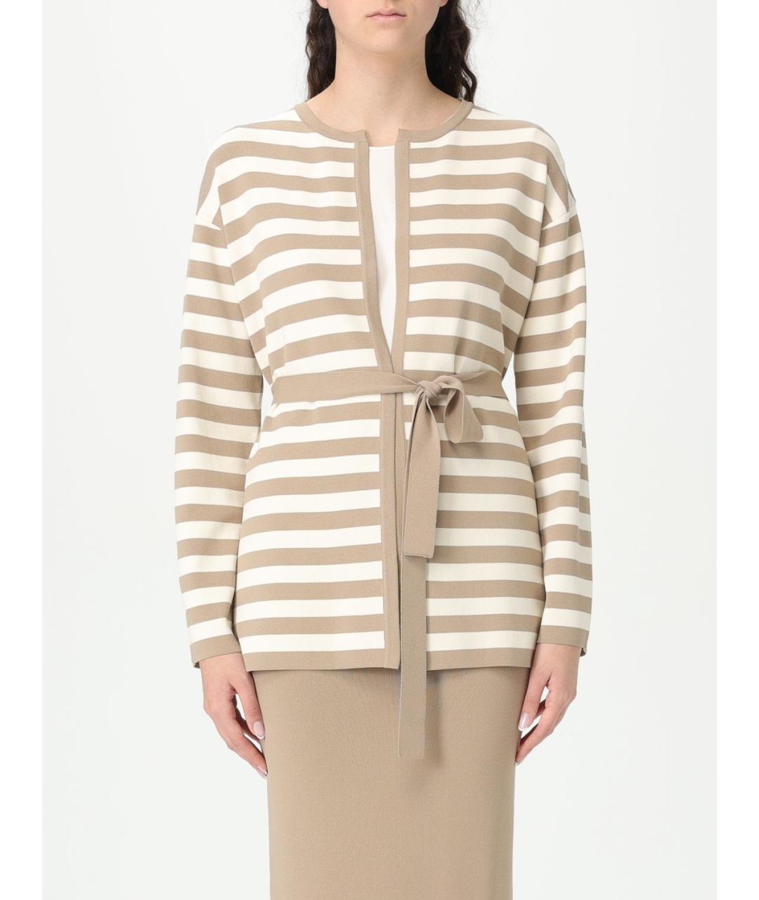 MAX MARA Бежевый кардиган, фото 2