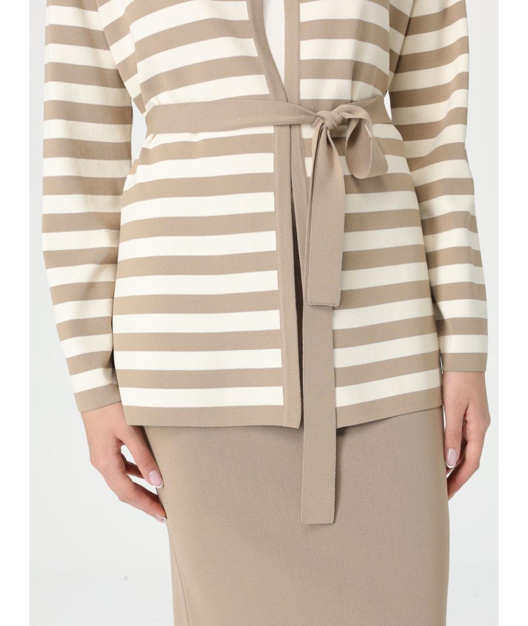 MAX MARA Бежевый кардиган, фото 6