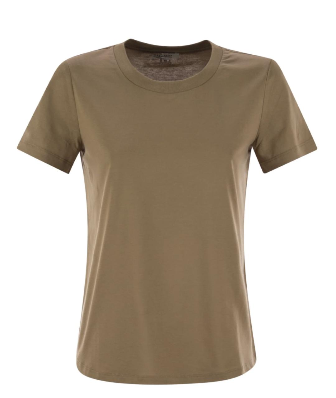 'S MAX MARA Коричневая футболка, фото 1