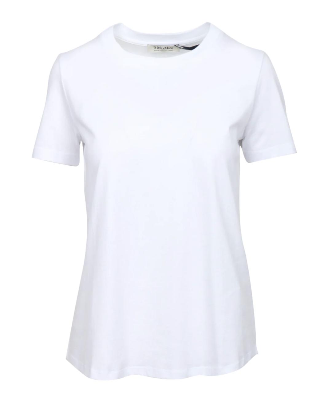 'S MAX MARA Белая футболка, фото 1