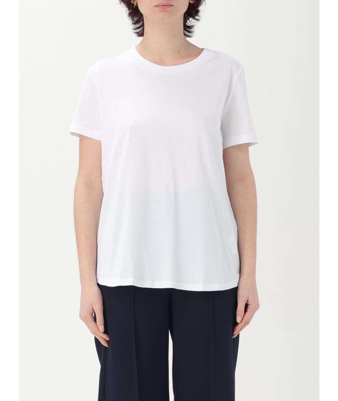'S MAX MARA Белая футболка, фото 2