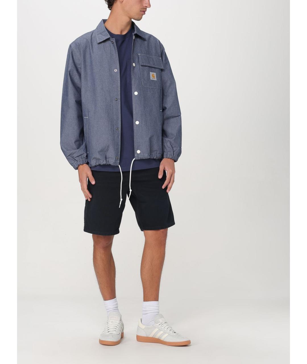 CARHARTT WIP Черные хлопковые шорты, фото 3