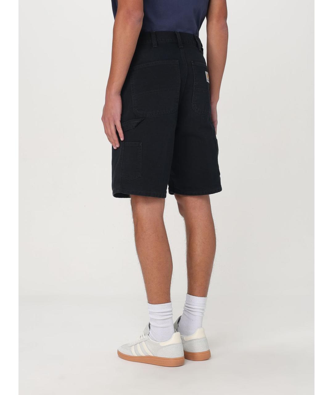 CARHARTT WIP Черные хлопковые шорты, фото 4