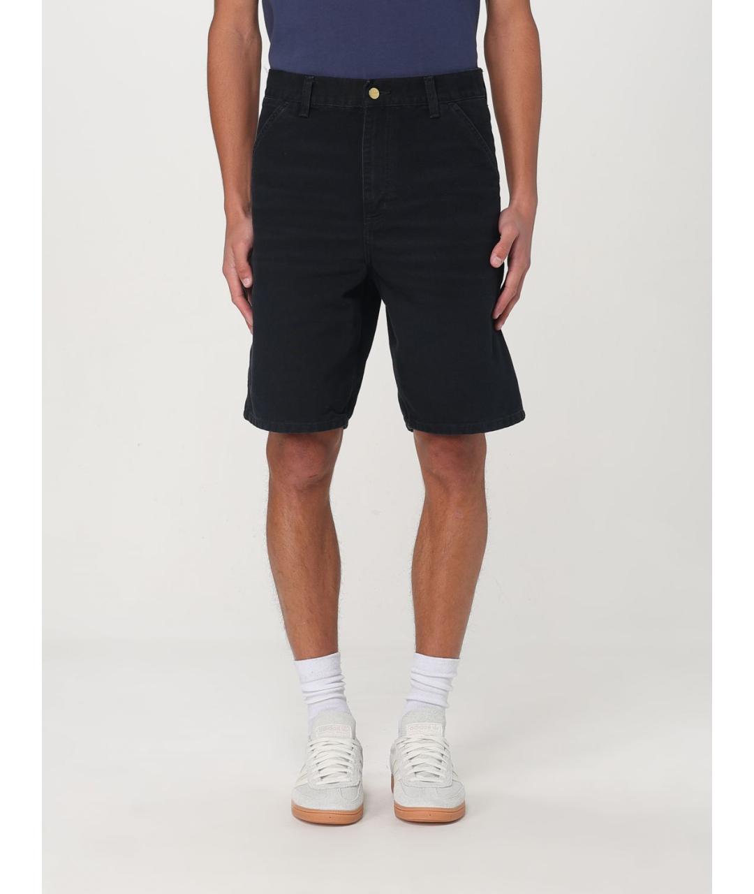 CARHARTT WIP Черные хлопковые шорты, фото 2