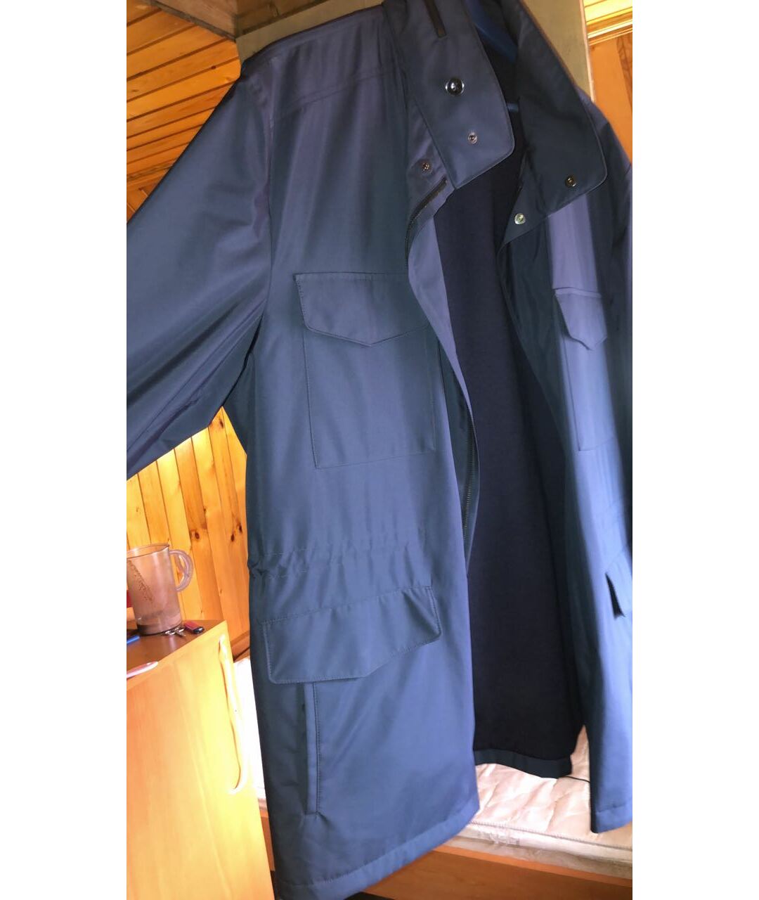 LORO PIANA Синяя кашемировая куртка, фото 5