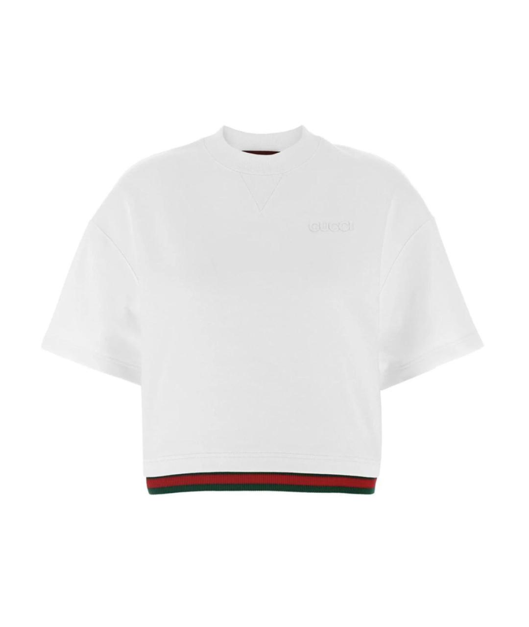 GUCCI Белая футболка, фото 1