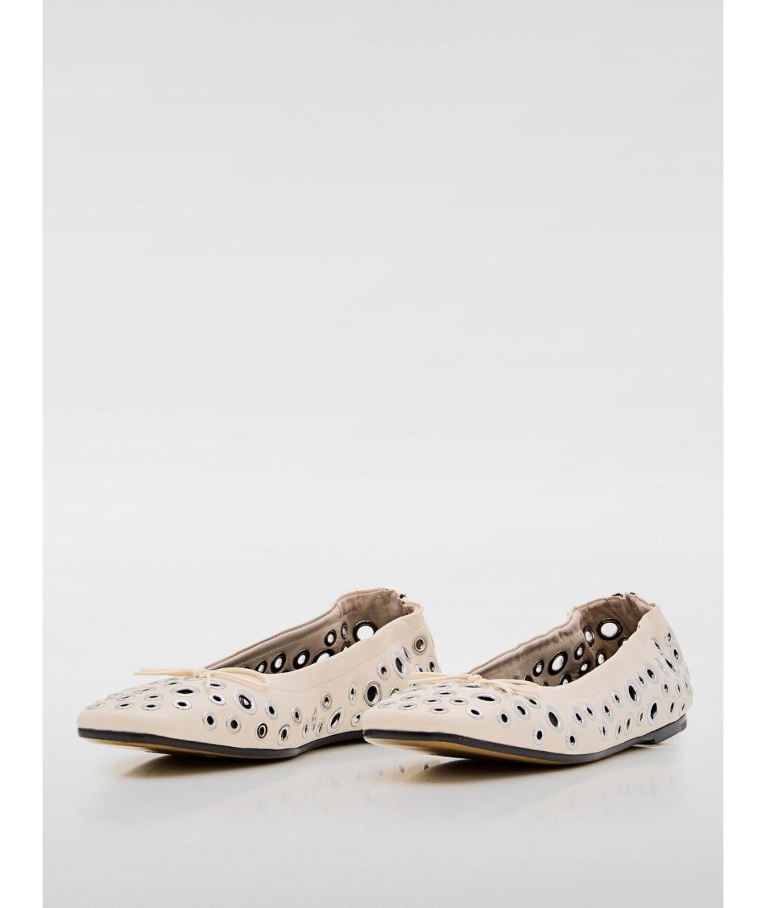 GOLDEN GOOSE DELUXE BRAND Белые балетки, фото 2