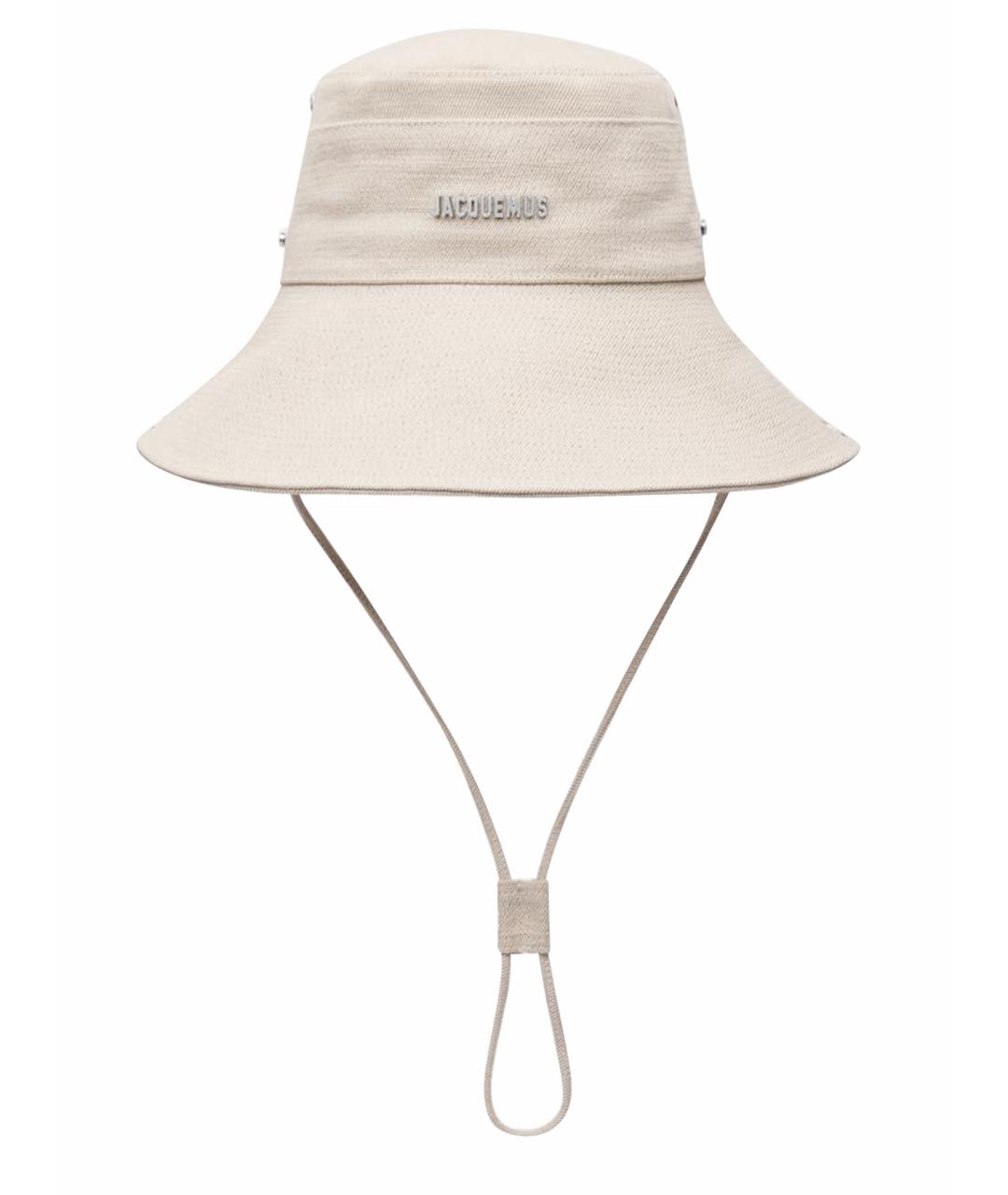 JACQUEMUS Бежевая шляпа, фото 1