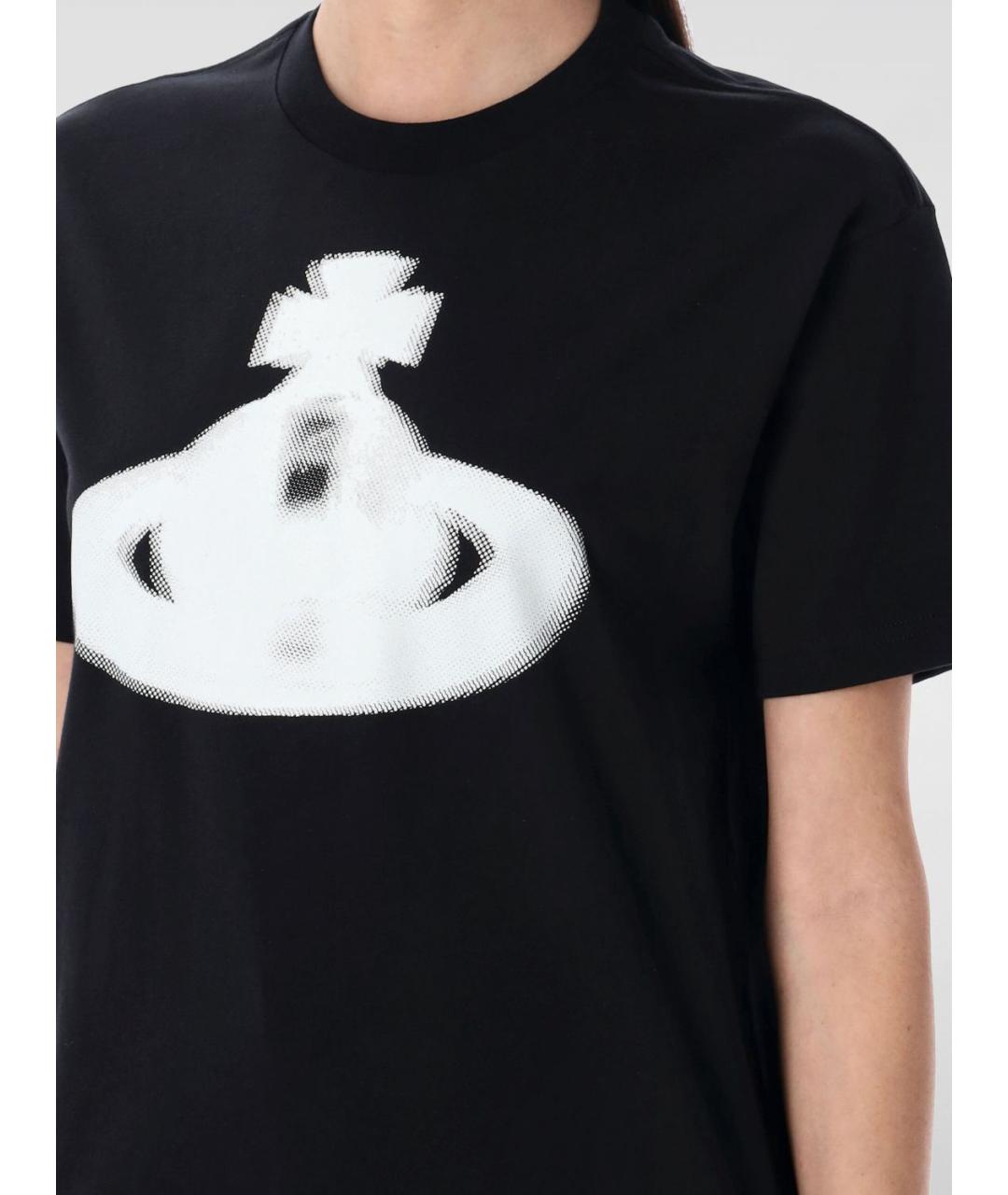 VIVIENNE WESTWOOD Черная футболка, фото 3