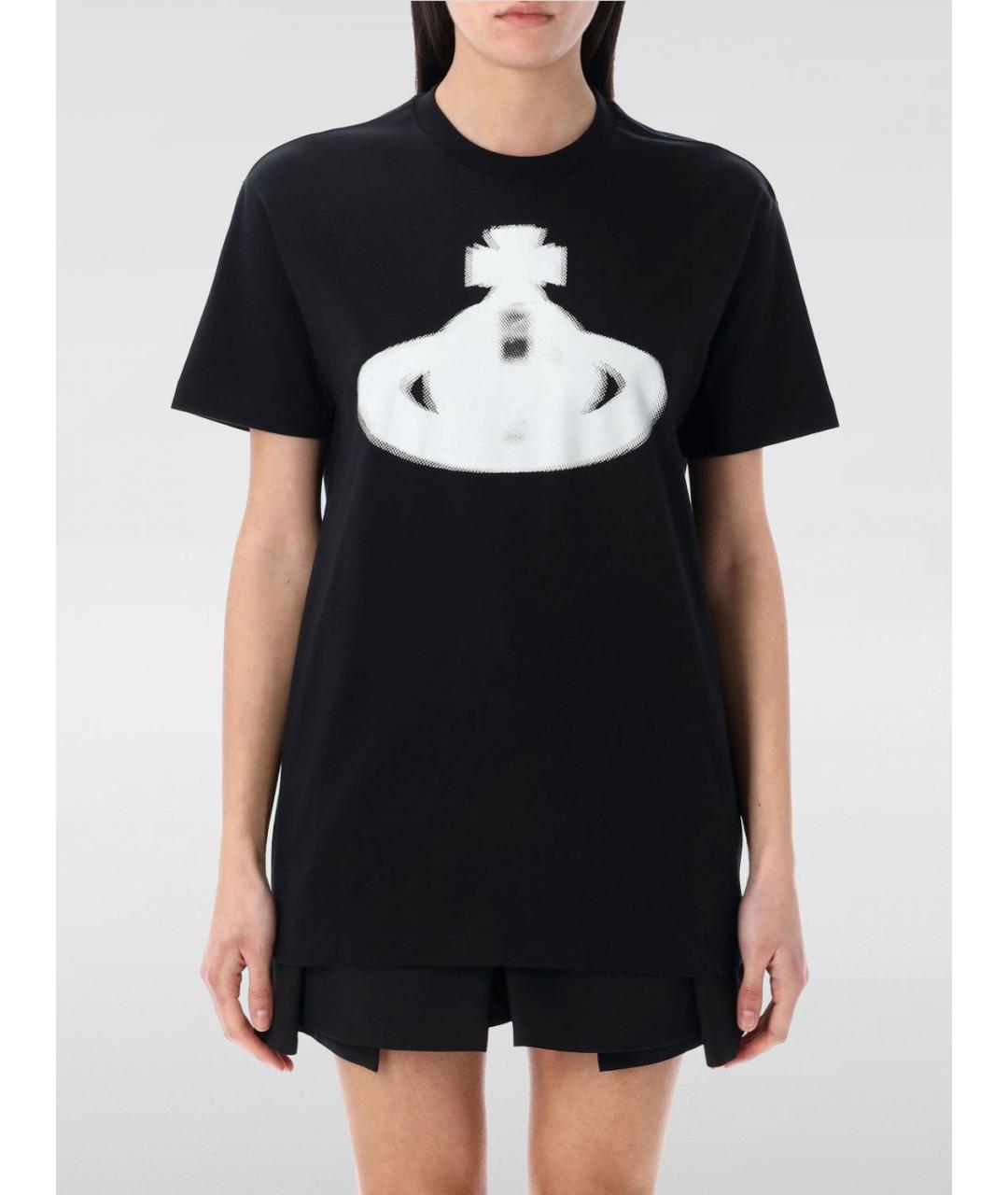 VIVIENNE WESTWOOD Черная футболка, фото 4