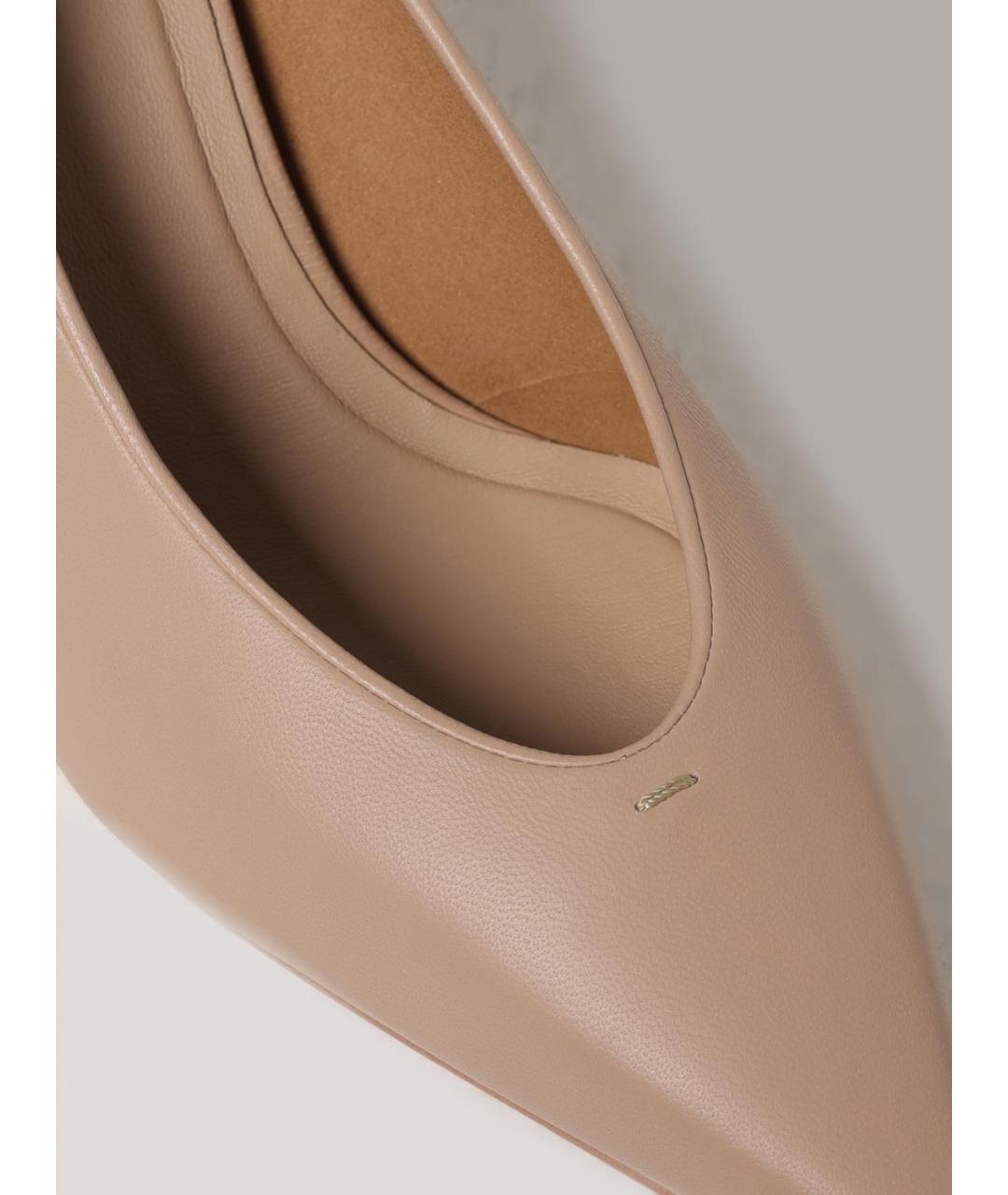MAX MARA Бежевые туфли, фото 4