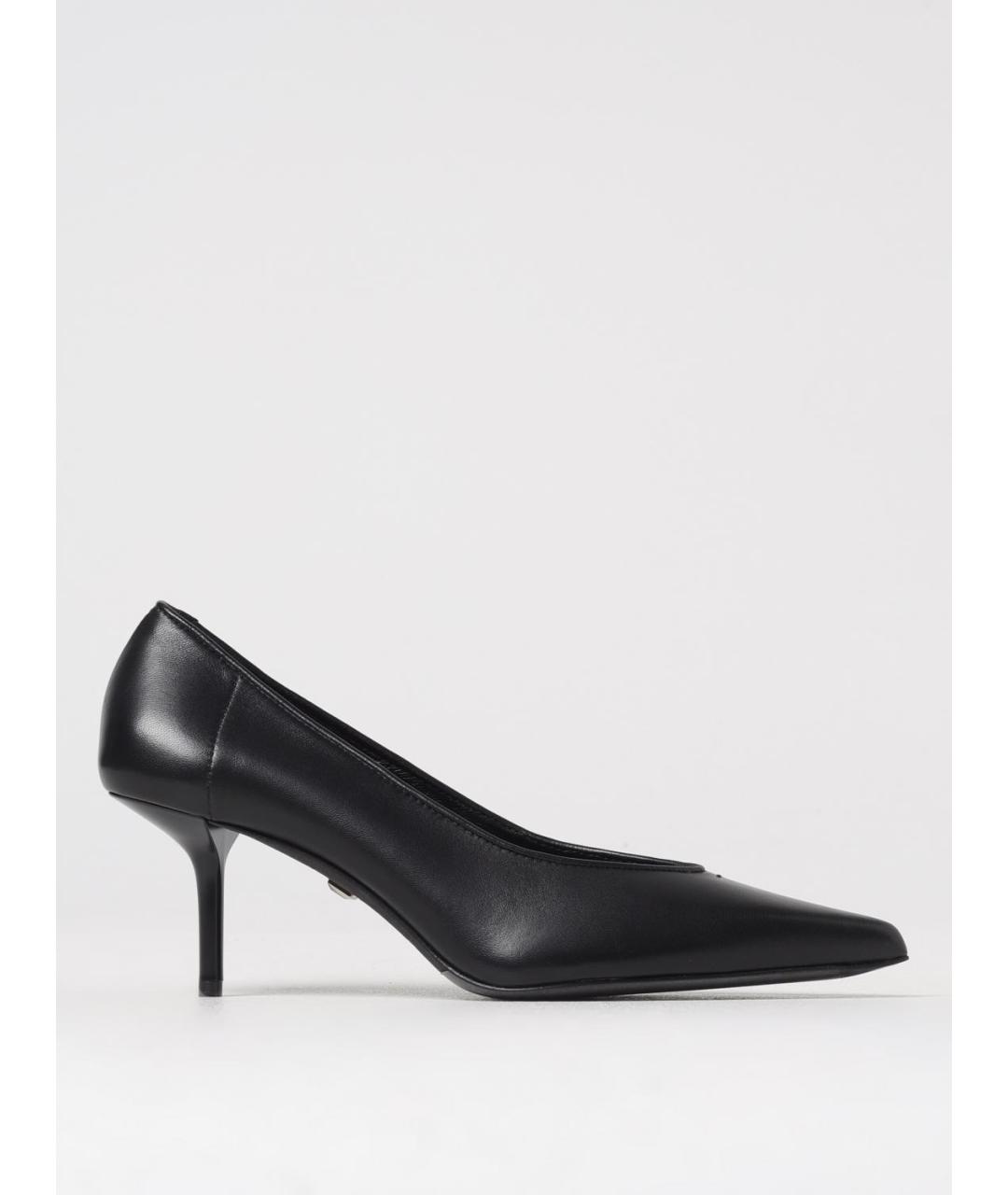 MAX MARA Черные кожаные туфли, фото 5