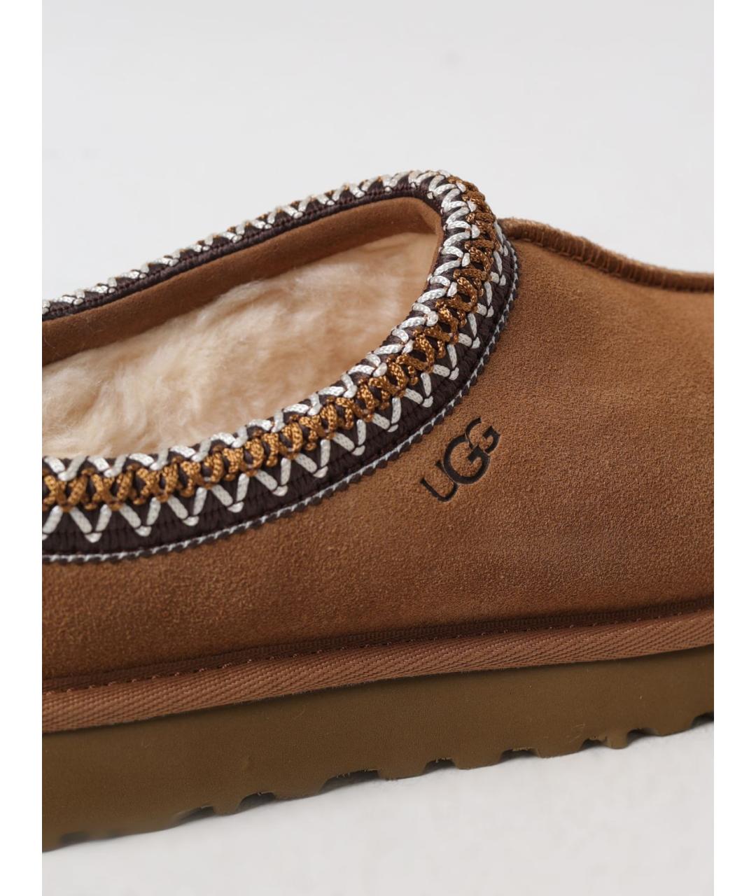 UGG AUSTRALIA Коричневые нубуковые сабо, фото 4