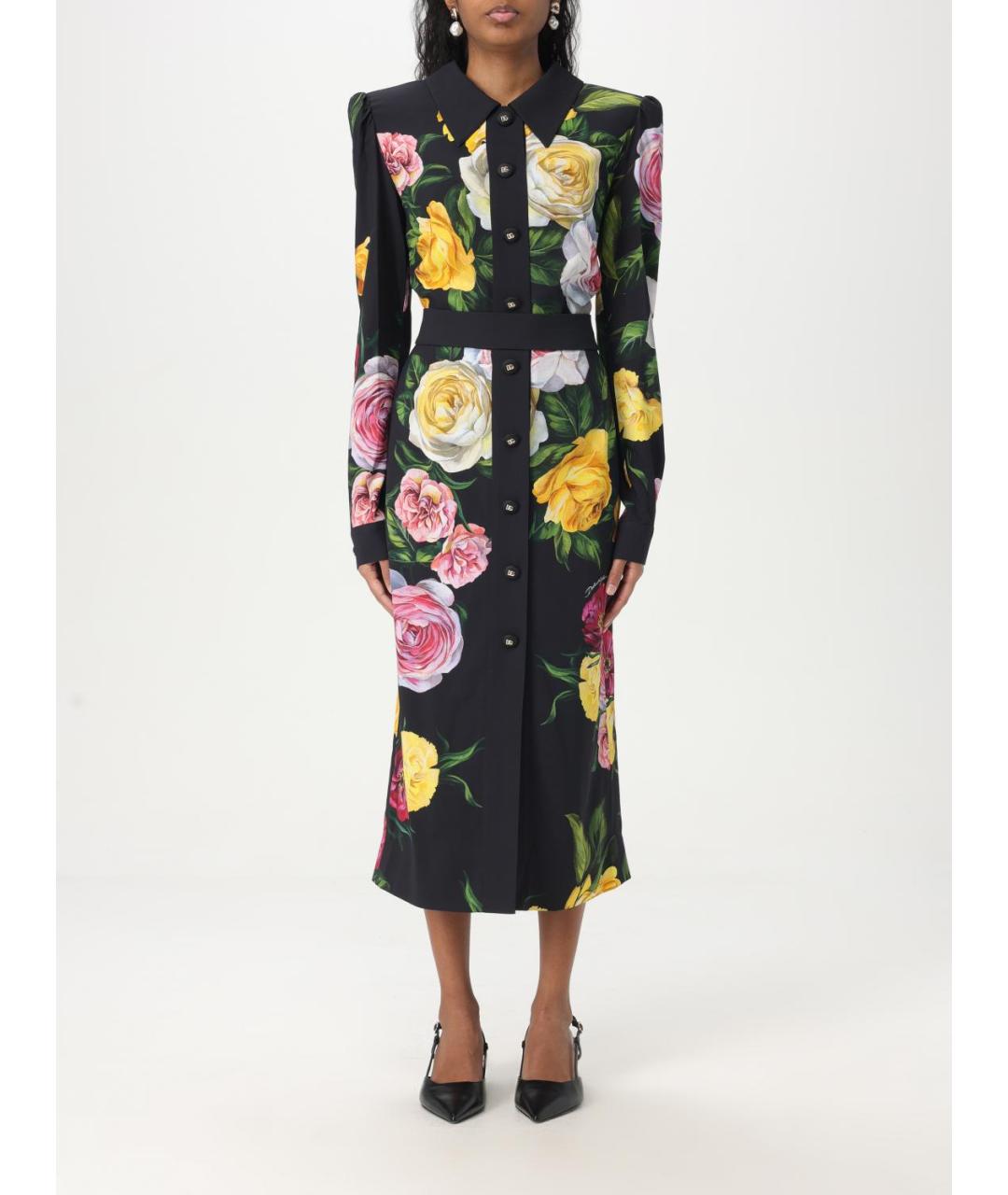 DOLCE&GABBANA Розовое платье, фото 2