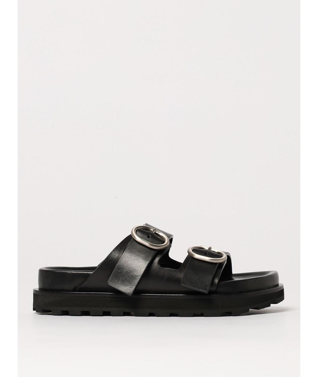 JIL SANDER Черные босоножки, фото 5