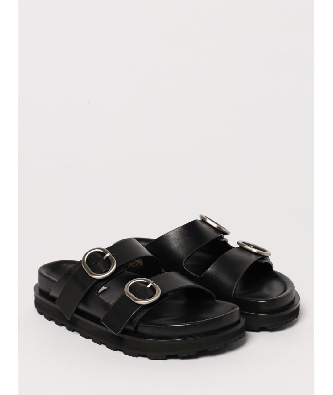 JIL SANDER Черные босоножки, фото 2